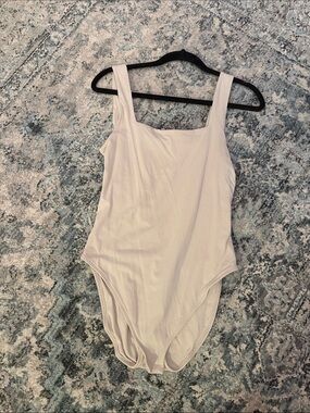 Old Navy Light Pink Square Neck Bodysuit